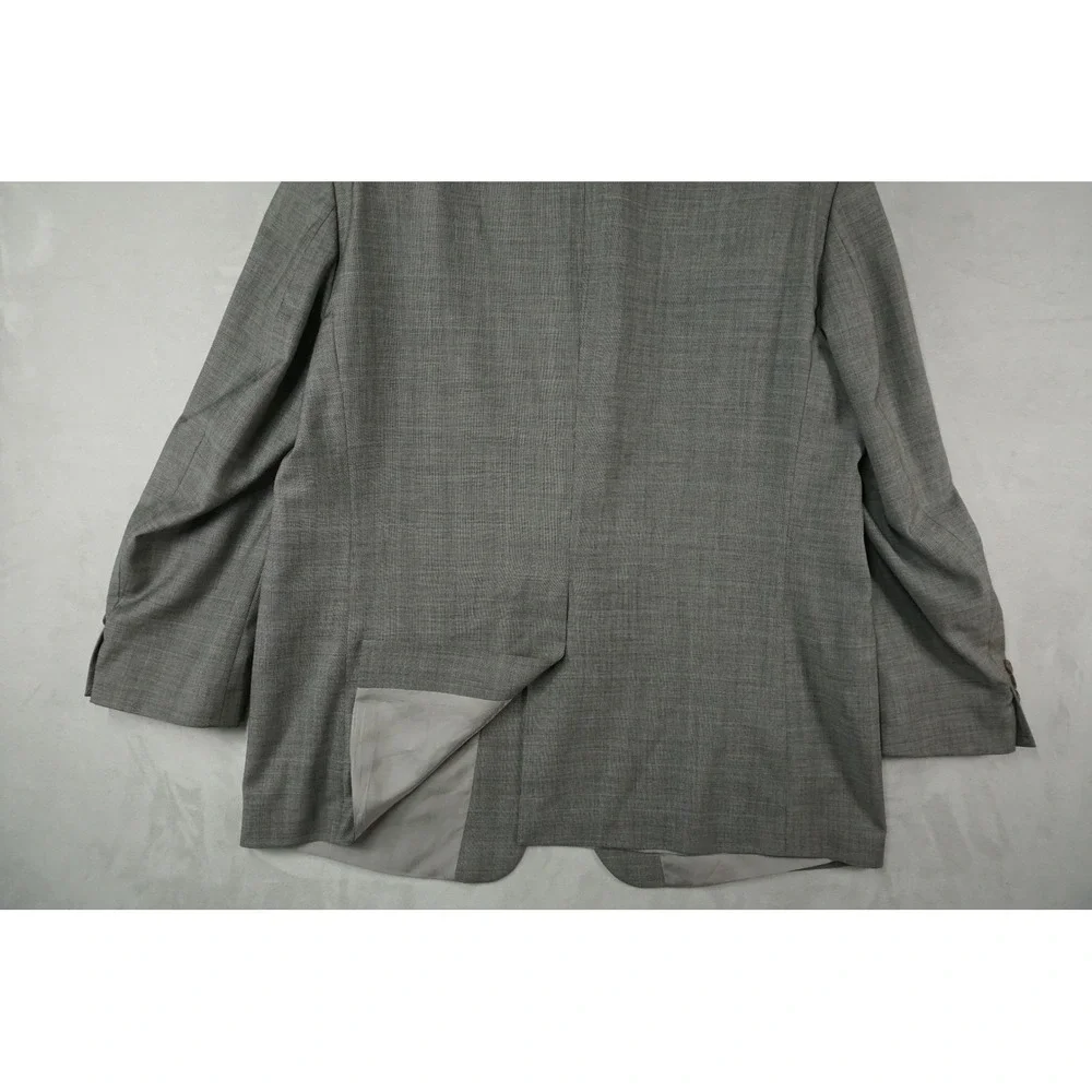 Lauren Ralph Lauren Blazer Mens 46R Gray 100% Wool Suit Jacket Sport Coat Canada